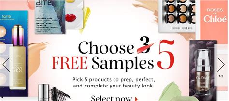 sephora samples free shipping.